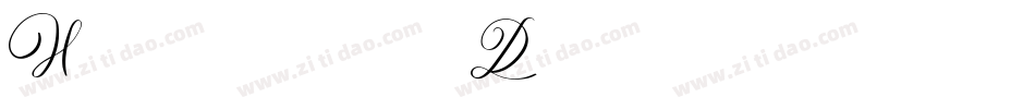 Horatio D字体转换